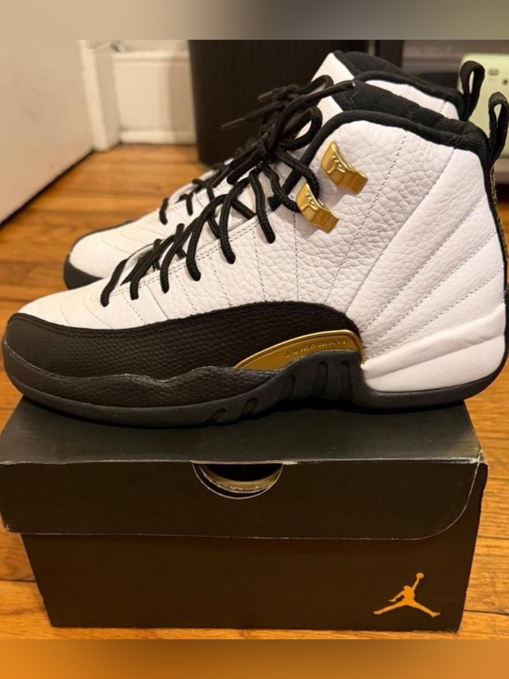 GS Jordan 12 Retro ‘Royalty’ 
 - White/Black/Gold